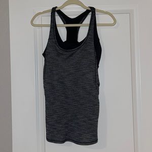 Lulu lemon work out top with attached sports bra